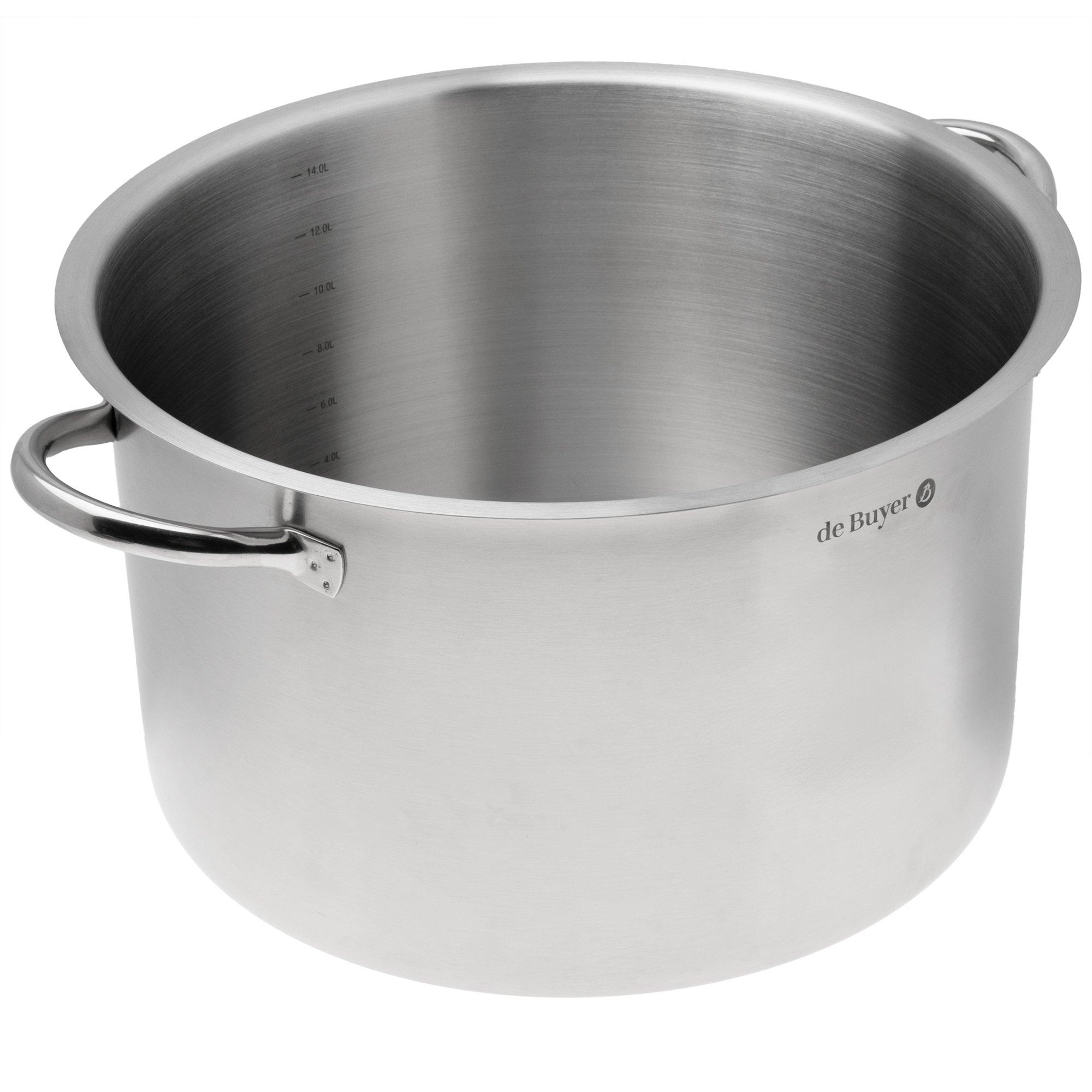 Garnek de Buyer Prim’Appety 3506.32, niski, bez przykrywki, 32 cm, 14L
