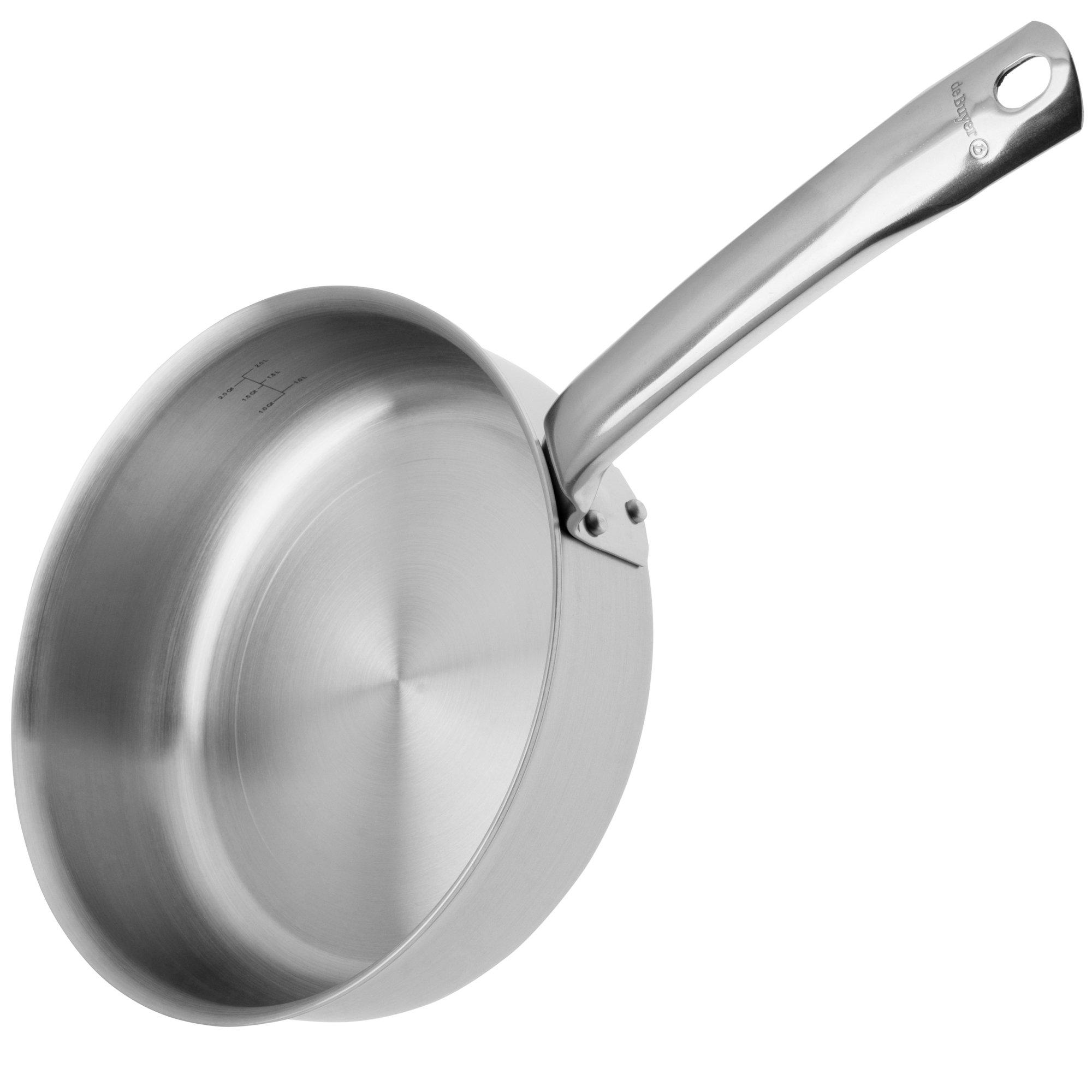 De Buyer Alchimy 3602.24 gerade Sautépfanne 24 cm, 3,1 L