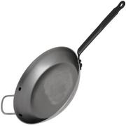 de Buyer Acier Carbone Steel padella per friggere, 32 cm 5110.32