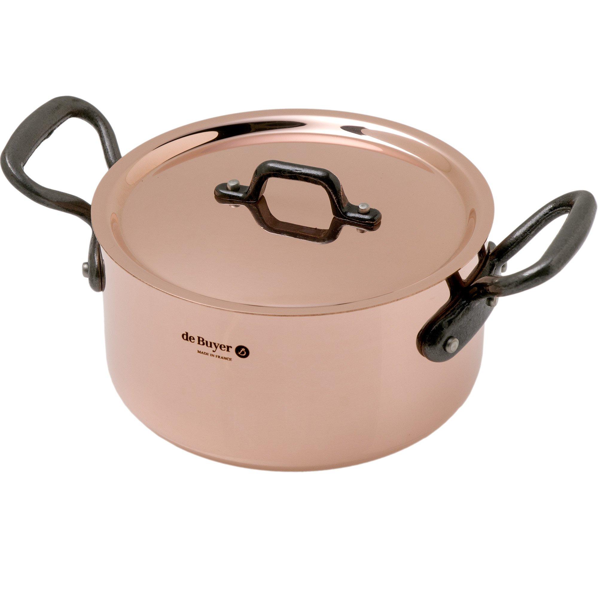 de Buyer Prima Matera Tradition 6342.16 copper cooking pot 16 cm