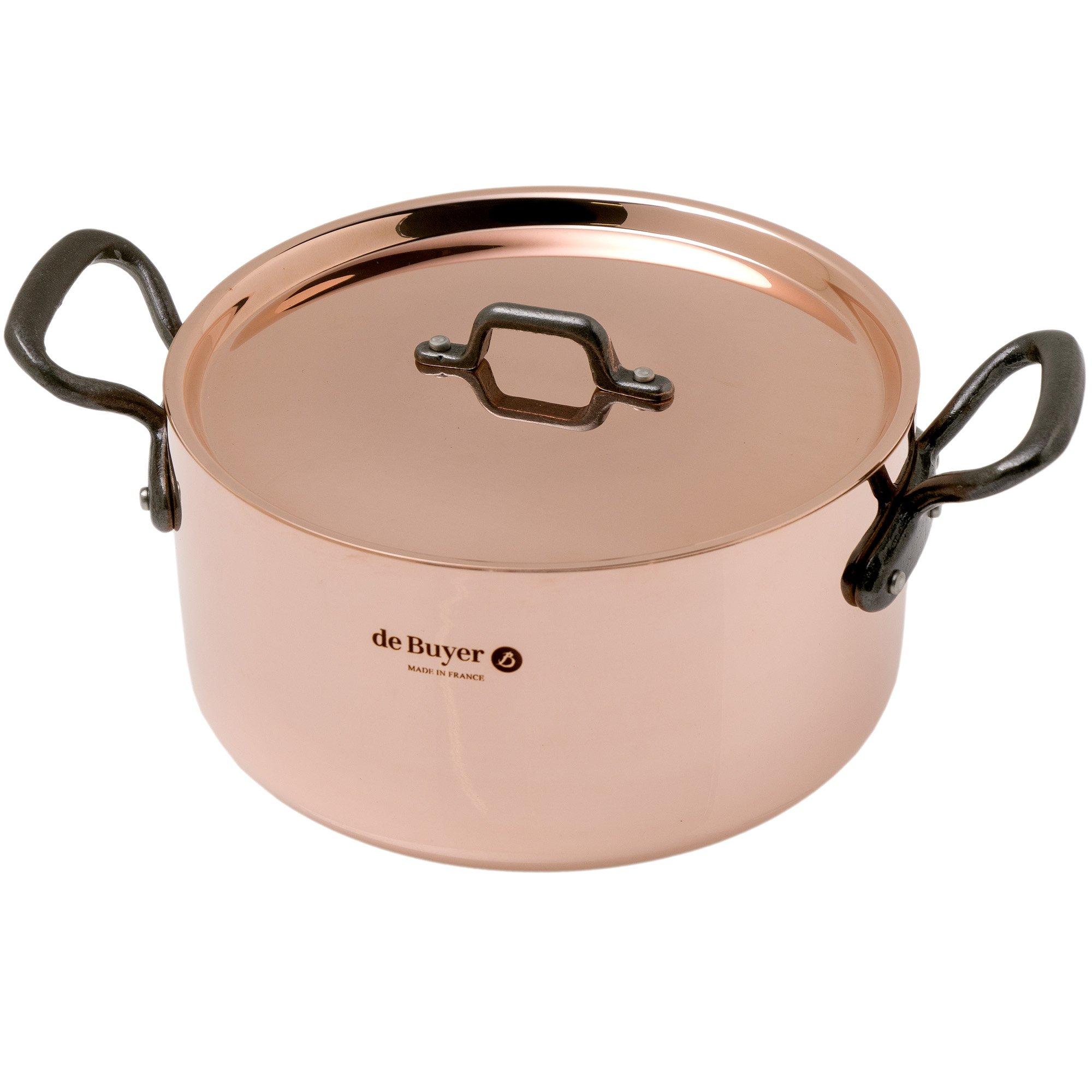 de Buyer Prima Matera Tradition 6342.20 copper cooking pot 20 cm