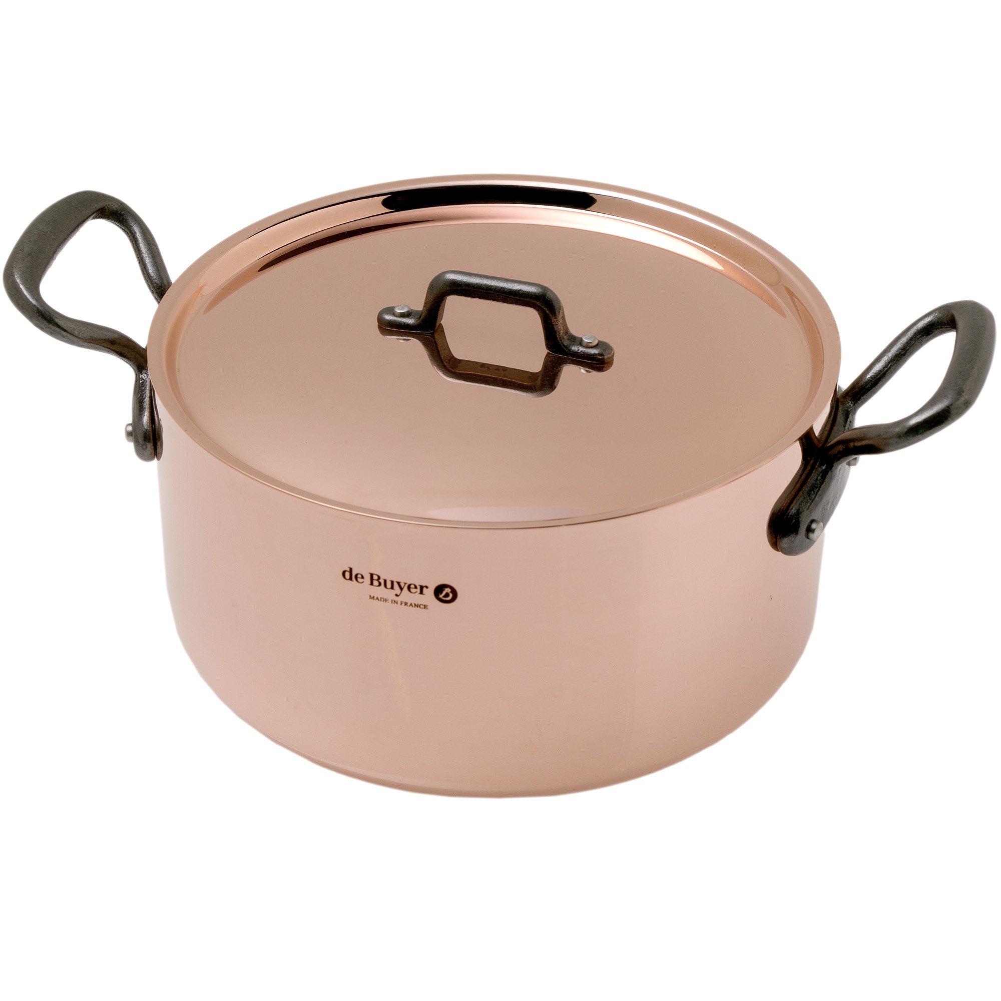 de Buyer Prima Matera Tradition 6342.24 copper cooking pot 24 cm