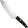 Afbeelding voor Due Cigni Coquus Home 2C2103G10 zwart G10, santoku met kuiltjes, 18 cm