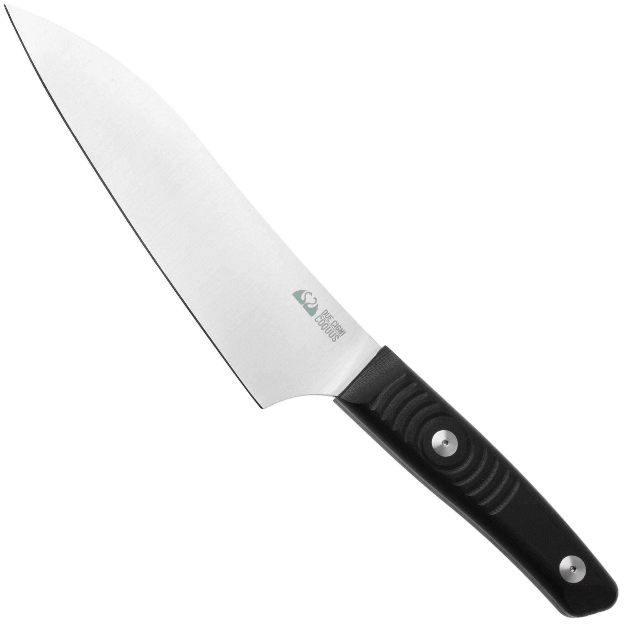 Due Cigni Coquus Home 2C2104G10 zwart G10, koksmes, 18 cm