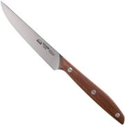 Due Cigni 1896, 2C1003DNO serrated steak knife 11 cm, walnut wood
