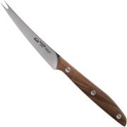 Due Cigni 1896, 2C1017NO cuchillo de queso 10 cm, madera de nogal