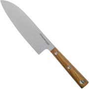 Due Cigni Hakucho santoku 16.5 cm, legno d'ulivo