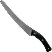Due Cigni Arne Line coltello da pane 23 cm, nero