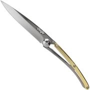 Deejo Gold 37g, Yellow Gold Gilded 1AM000010 pocket knife