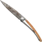 Deejo Tattoo 37g, legno di ginepro, Fish 1CB015 coltello da tasca