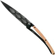 Deejo Tattoo Black 37g, Juniper wood, Art Deco 1GB105 pocket knife