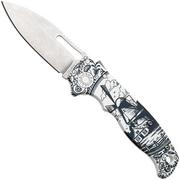 Afbeelding voor Demko Knives AD20.5 Shark-Lock CPM 3V, Titanium Delftware Edition, Knivesandtools Exclusive