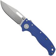 Demko Knives AD20.5 Shark-Lock CPM 20CV Clip Point AD205-20CV-BLG10-CP Blue G10, coltello da tasca