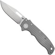 Demko Knives AD20.5 Shark-Lock CPM 20CV Clip Point AD205-20CV-TI-TEX-CP Milled Titanium, navaja
