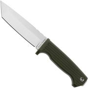 Demko Knives FreeReign AUS10A Tanto FR-10A-TOD OD-Green Rubber, faca de exterior