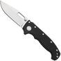 Image for Demko MG AD20 Shark-Lock, Stonewashed MagnaCut Clip Point, MGAD20-MAG-BLK-G10, Black G10 pocket knife