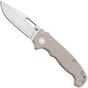 Afbeelding voor Demko MG AD20 Shark-Lock, Stonewashed MagnaCut Clip Point, MGAD20-MAG-TAN-G10, Tan G10 zakmes