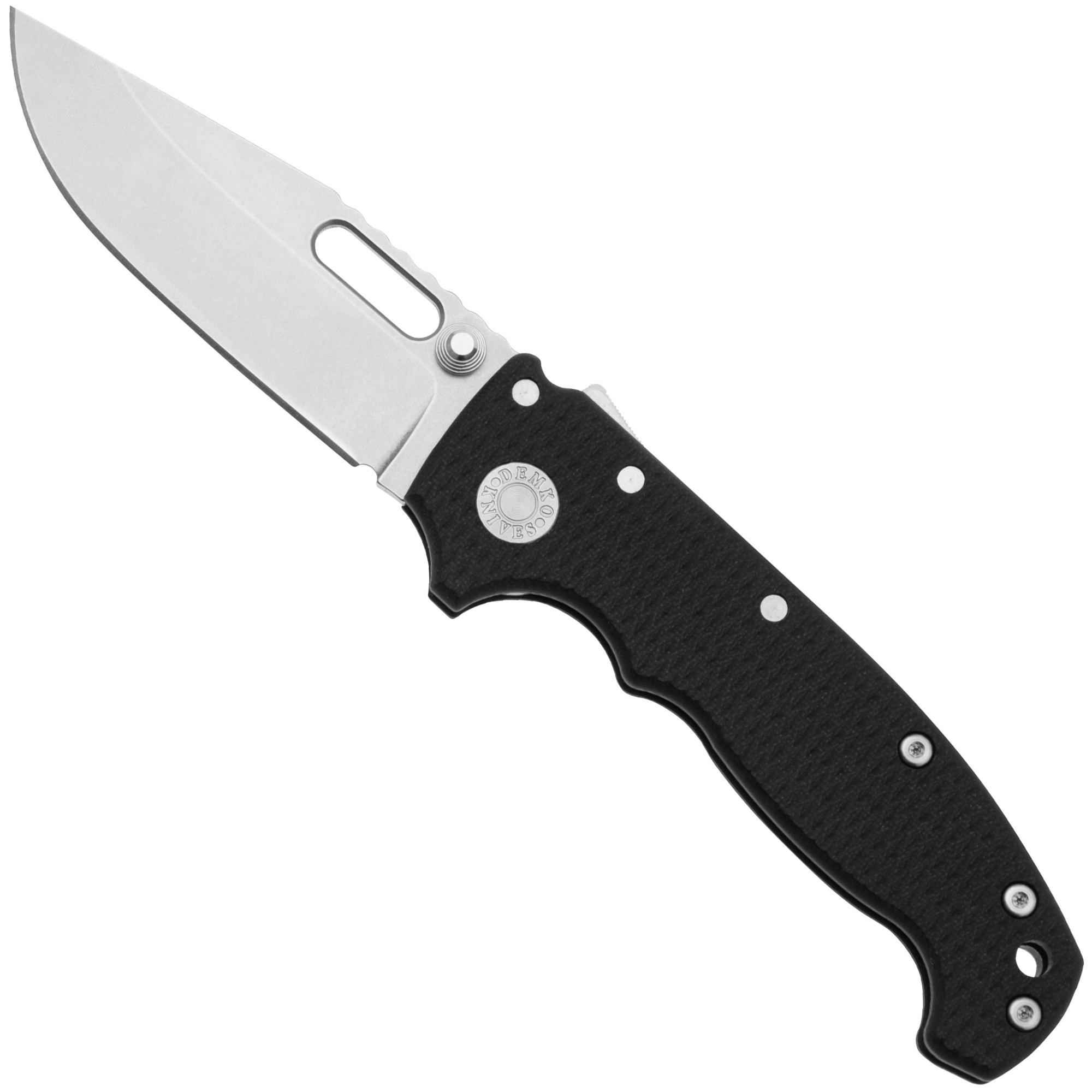 Demko Knives MG AD20S Shark-Lock, CPM 20CV Clip Point MGAD20S-BLK Black G10, Taschenmesser