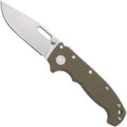 Demko Knives MG AD20S Shark-Lock, MagnaCut Clip Point MGAD20S-MAG-ODG-G10 OD Green G10, zakmes