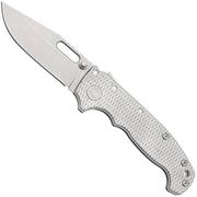 Demko Knives MG AD20S Shark-Lock, MagnaCut Clip Point MGAD20S-MAG-TXT-TI Milled Titanium, zakmes