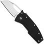 Image for Demko Nano-Shark, NANO-10A-BLACK GRN-SF, Stonewashed AUS-10A Shark Foot, Black GRN pocket knife