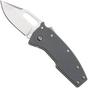 Image for Demko Nano-Shark, NANO-10A-GREY GRN-CP, Stonewashed AUS-10A Clip Point, Grey GRN pocket knife