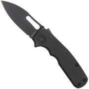 Demko Knives Shark-Cub Shark-Lock Slicer Shark SC-20CV-DLC-BLK-SS Stealth Black Anodized Aluminium, zakmes
