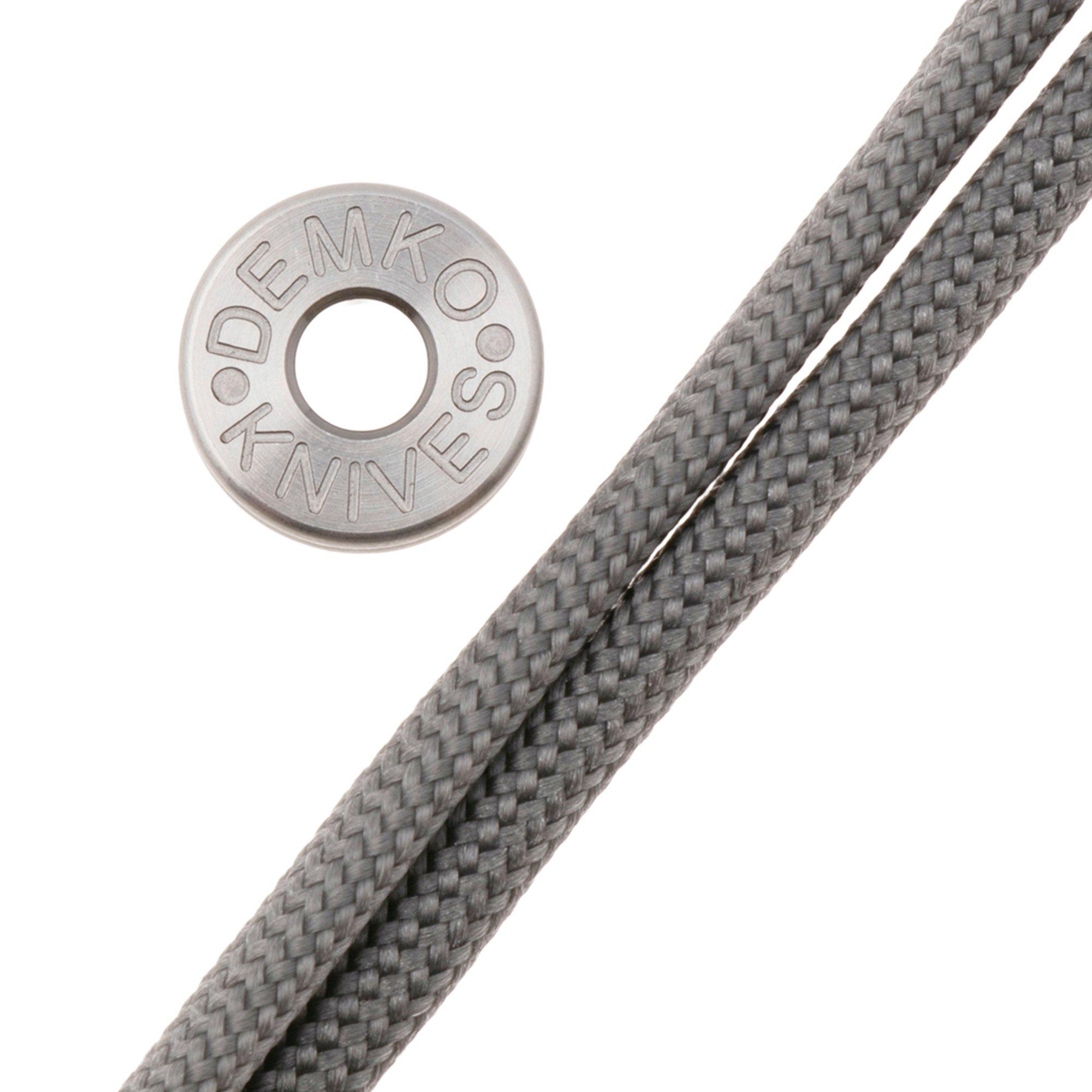 Demko Knives Titanium Lanyard Bead TI-BEAD-GREY, grau