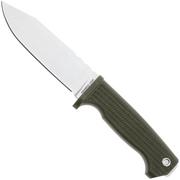 Afbeelding voor Demko Knives American Made FreeReign, Stonewashed CPM 3V Clip Point, USA-FR-3V-ODGRN-CLP, OD-Green Rubber outdoormes