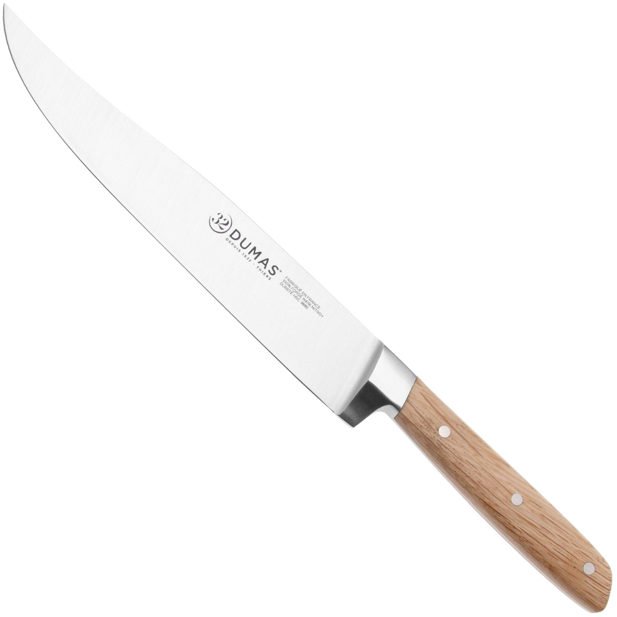 32 Dumas Signature 936786 Holm Oak, Yatagan carving knife, 20 cm