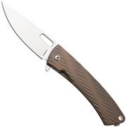 Afbeelding voor DPx Aculus DPACF051, Stonewashed CPM MagnaCut, Bronze Titanium zakmes