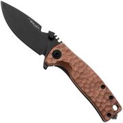 Afbeelding voor DPx HEST/F Urban DPHSF074, Black Böhler M390, Copper Hammertone Titanium, zakmes, Robert Young Pelton design