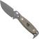 Afbeelding voor DPx HEST Original DPHSX202, Grey Cerakote D2, Green Micarta vaststaand mes