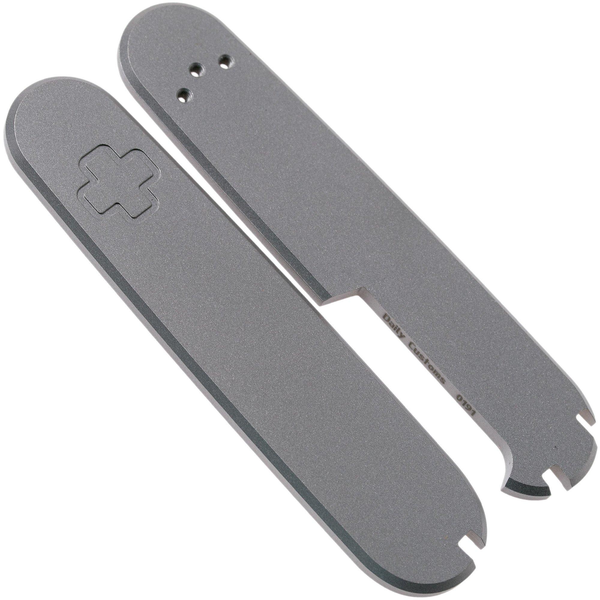 Okładziny Victorinox Daily Customs 91.2+ Plain, Titanium P10008591
