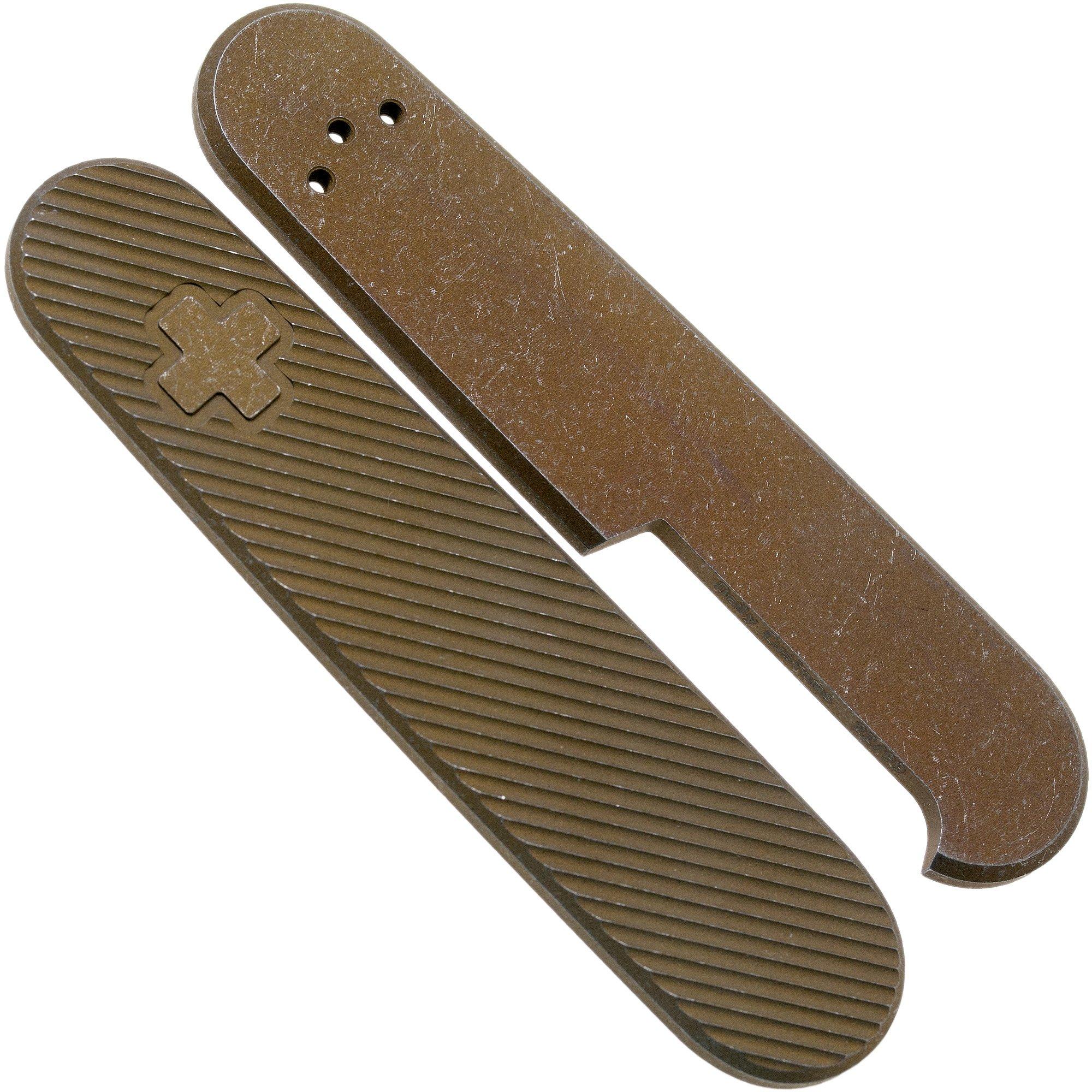 Okładziny Victorinox Daily Customs 91.2 35 Angle Pattern, Rusty Titanium P10009396