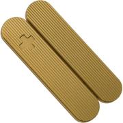 Daily Customs 58.2 Pinstripes Pattern, Brass P1000950 plaquettes pour Victorinox 