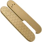 Daily Customs 91.2 Honeycomb 2D Pattern, Brass P10011808 plaquettes pour Victorinox