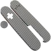 Daily Customs 91.3 Golfball BS Pattern, Titanium P10012430 plaquettes pour Victorinox