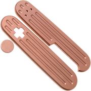 Daily Customs 91.3 Fluted BS Pattern, Copper P10012439 plaquettes pour Victorinox