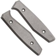 Afbeelding voor Daily Customs AK1 Scales P10012631, Plain Titanium handgreepschalen