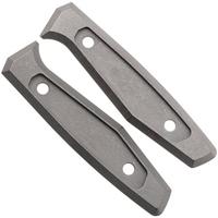 Bild für Daily Customs AK1 Scales P10012638, Plain Titanium Inlay Griffschalen