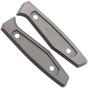 Image pour Daily Customs AK1 Scales P10012638, Plain Titanium Inlay, plaquettes de manche