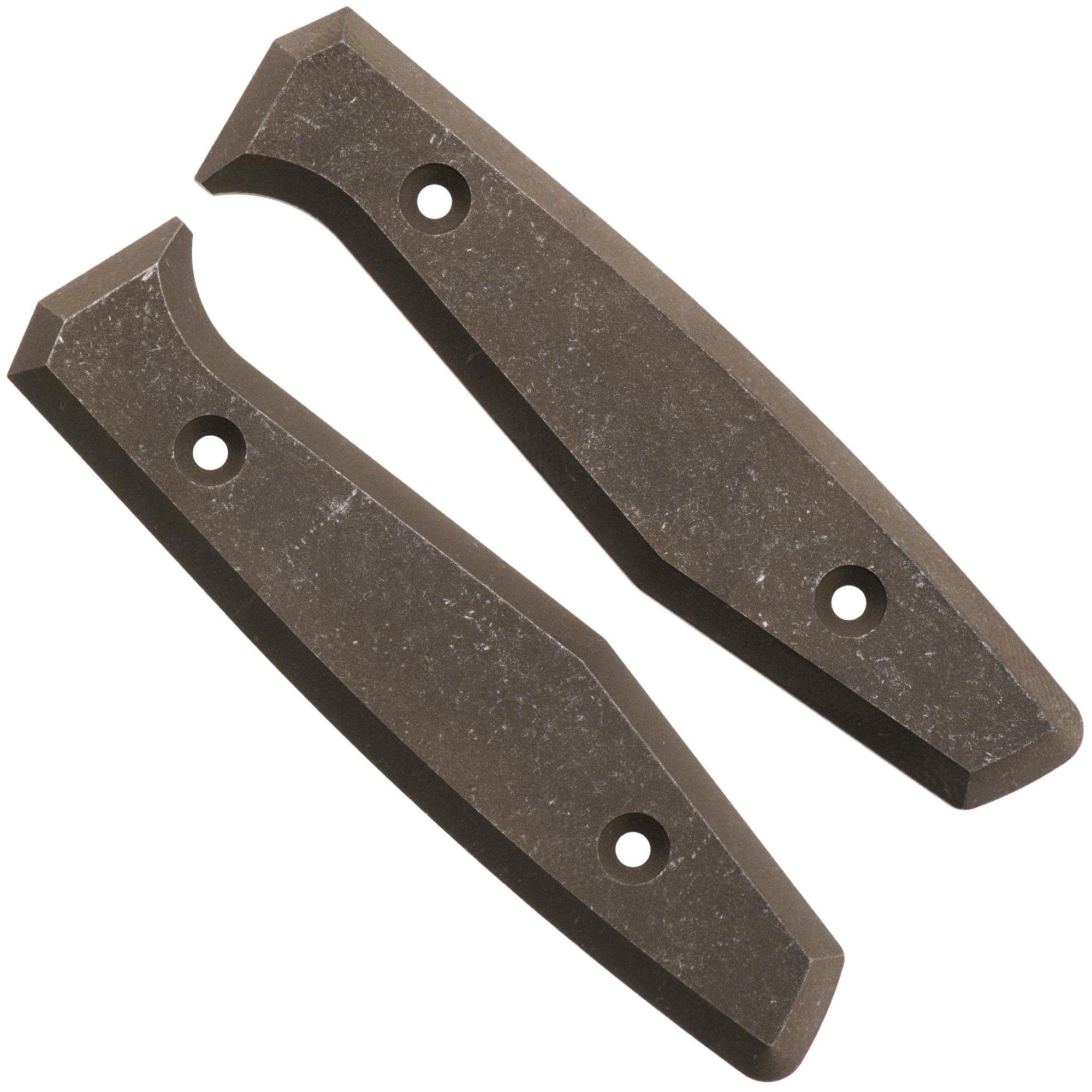 Daily Customs AK1 Scales P10012642, Rusty Titanium handle scales