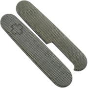 Daily Customs 91.2 Plain, Green Canvas Micarta P10013876 plaquettes pour Victorinox 