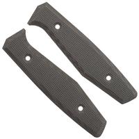 Image pour Daily Customs AK1 Scales, Plain Black Canvas Micarta plaquettes