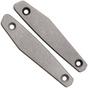 Image pour Daily Customs AK1 Inlays P10014337, Plain Titanium, set d'inserts