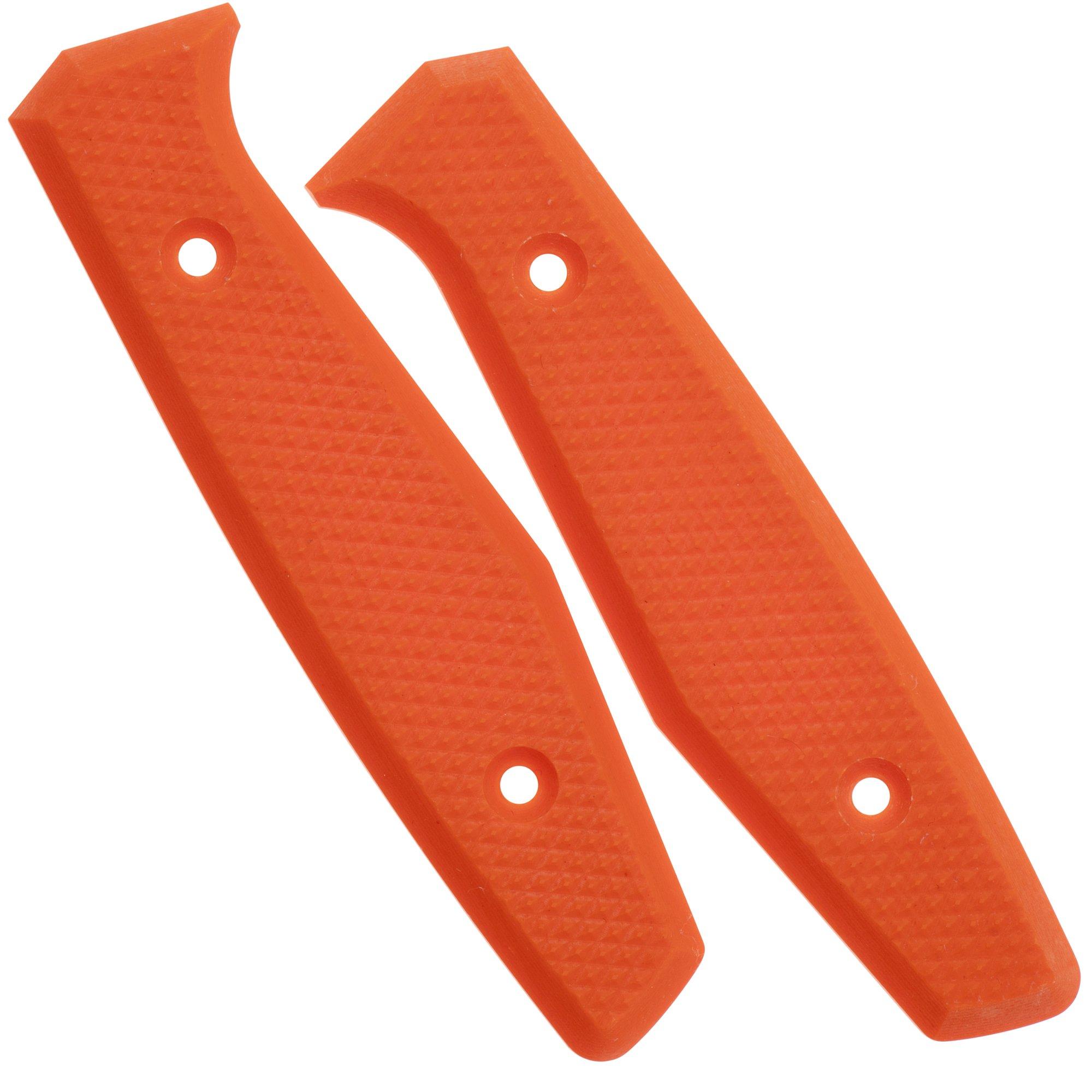 Daily Customs AK1 Scales, Diamond G10 Orange handle scales