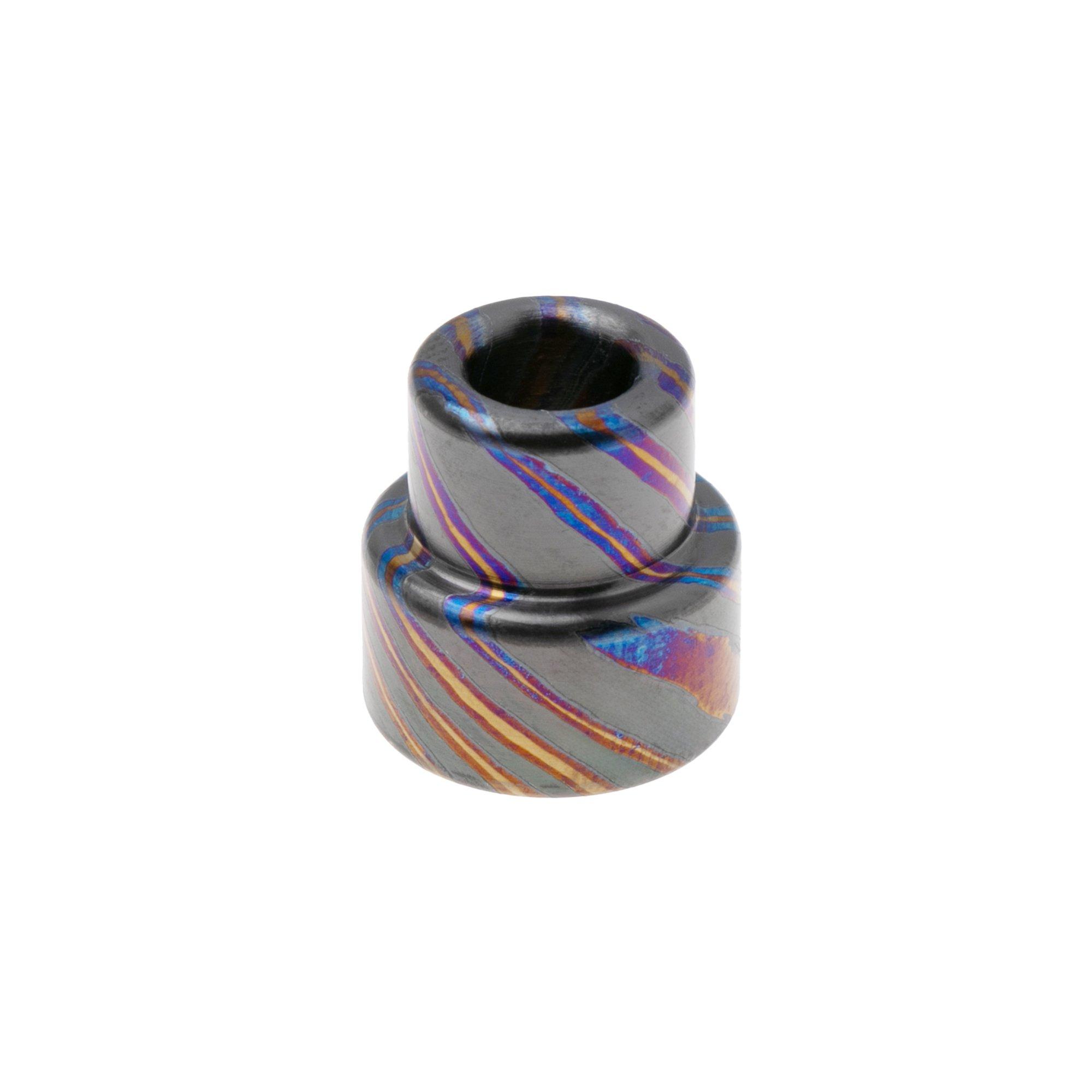 Koralik Daily Customs Simple Bead Plain DSC Zitanium, fioletowy, srebrny