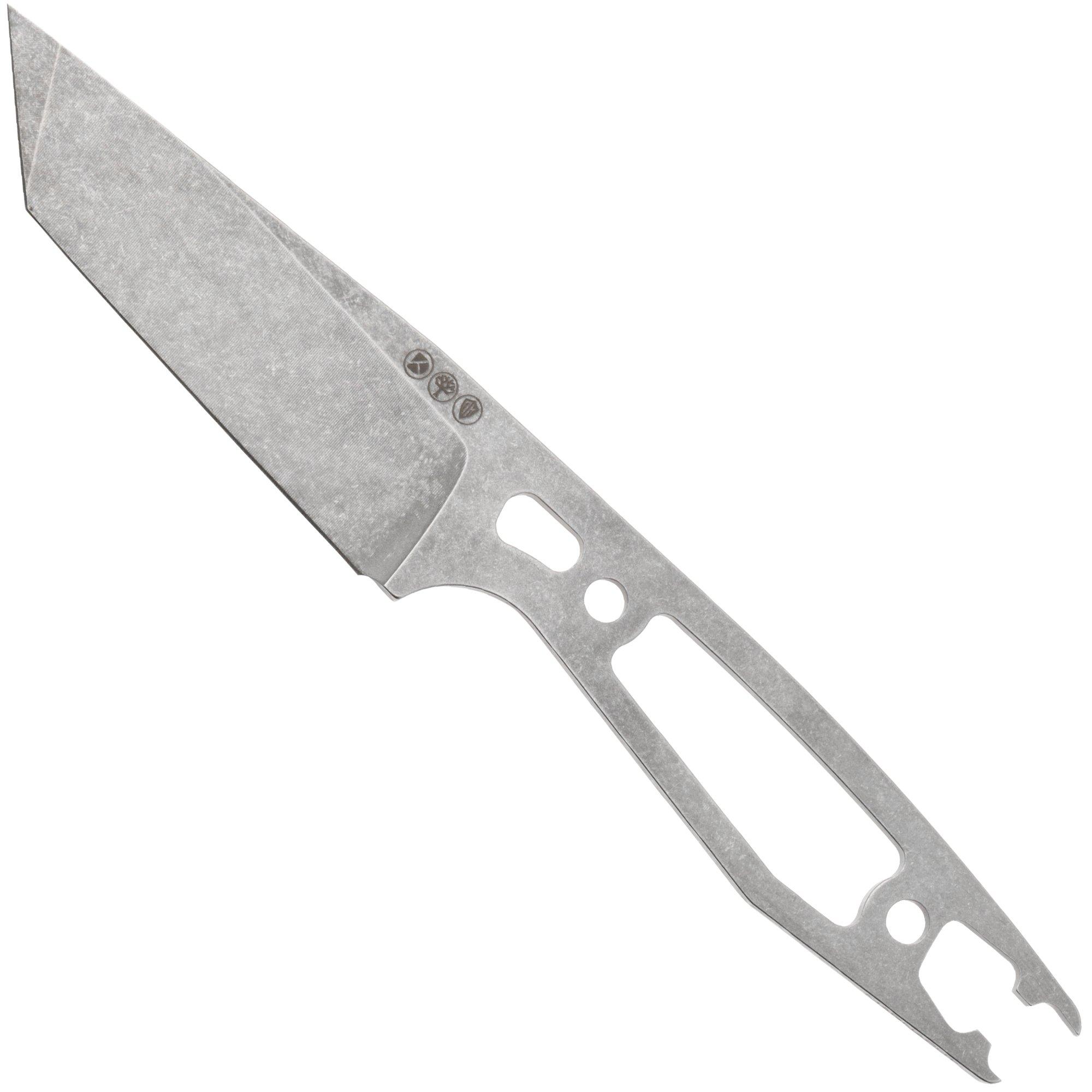 Daily Customs AK1 P10017383, Stonewashed MagnaCut American Tanto, vaststaand mes