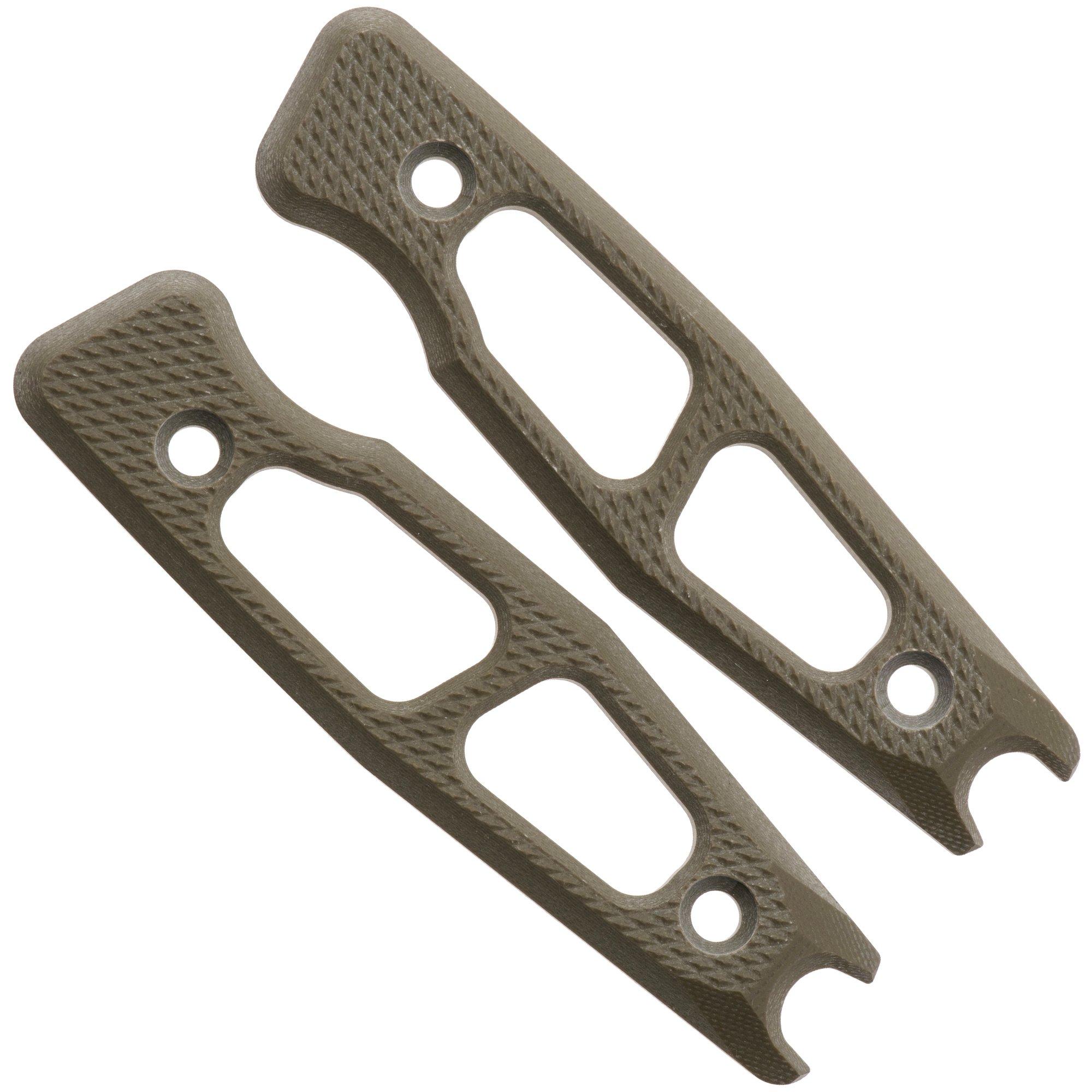 Daily Customs AK4 Scales P10017414, Lightweight G10 OD Green, handle scales